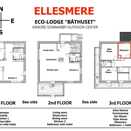 Ecolodge Bathuset 69Nord Sommaroy Room photo